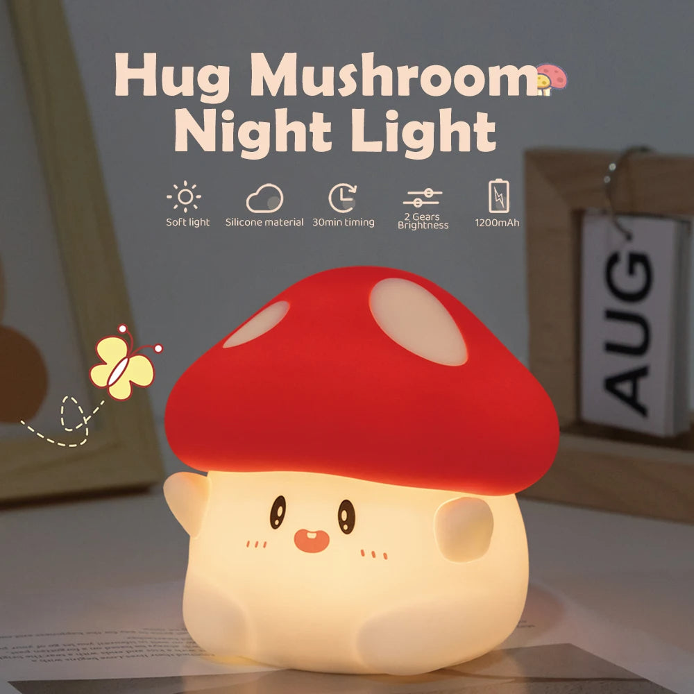 Mushroom Glow Led Night Light