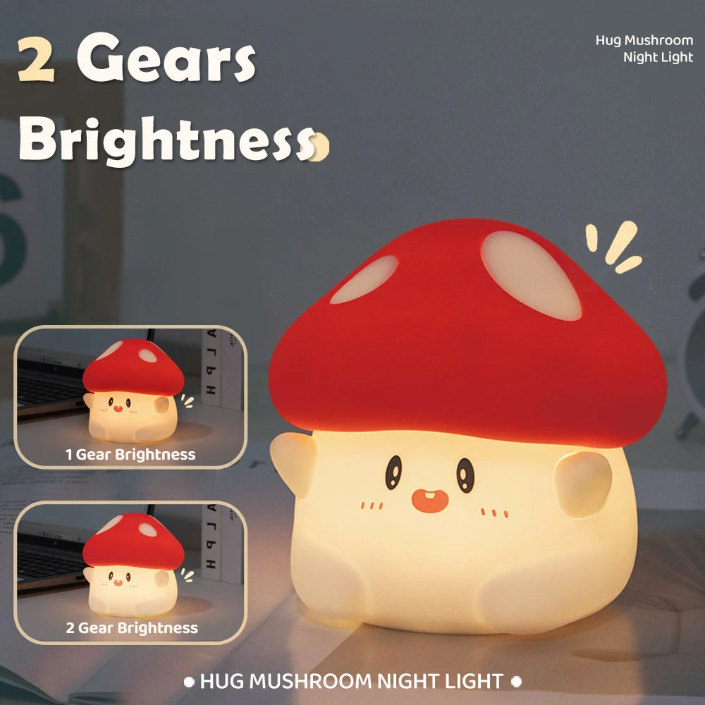 Mushroom Glow Led Night Light